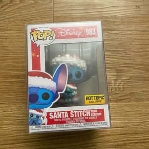 Stitch Christmas Santa Funko pop